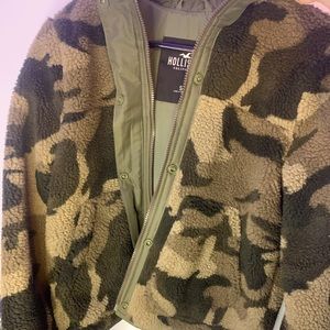 Camo Sherpa jacket